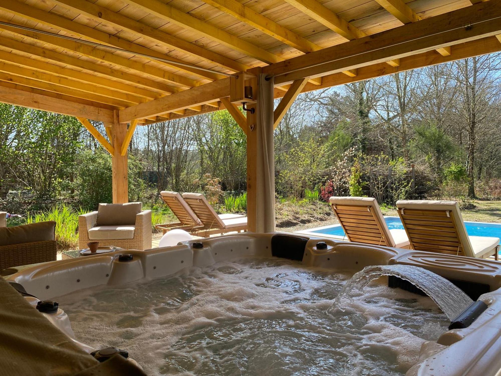 Gites & Spa De Charme " Ploum" Pouydesseaux Buitenkant foto