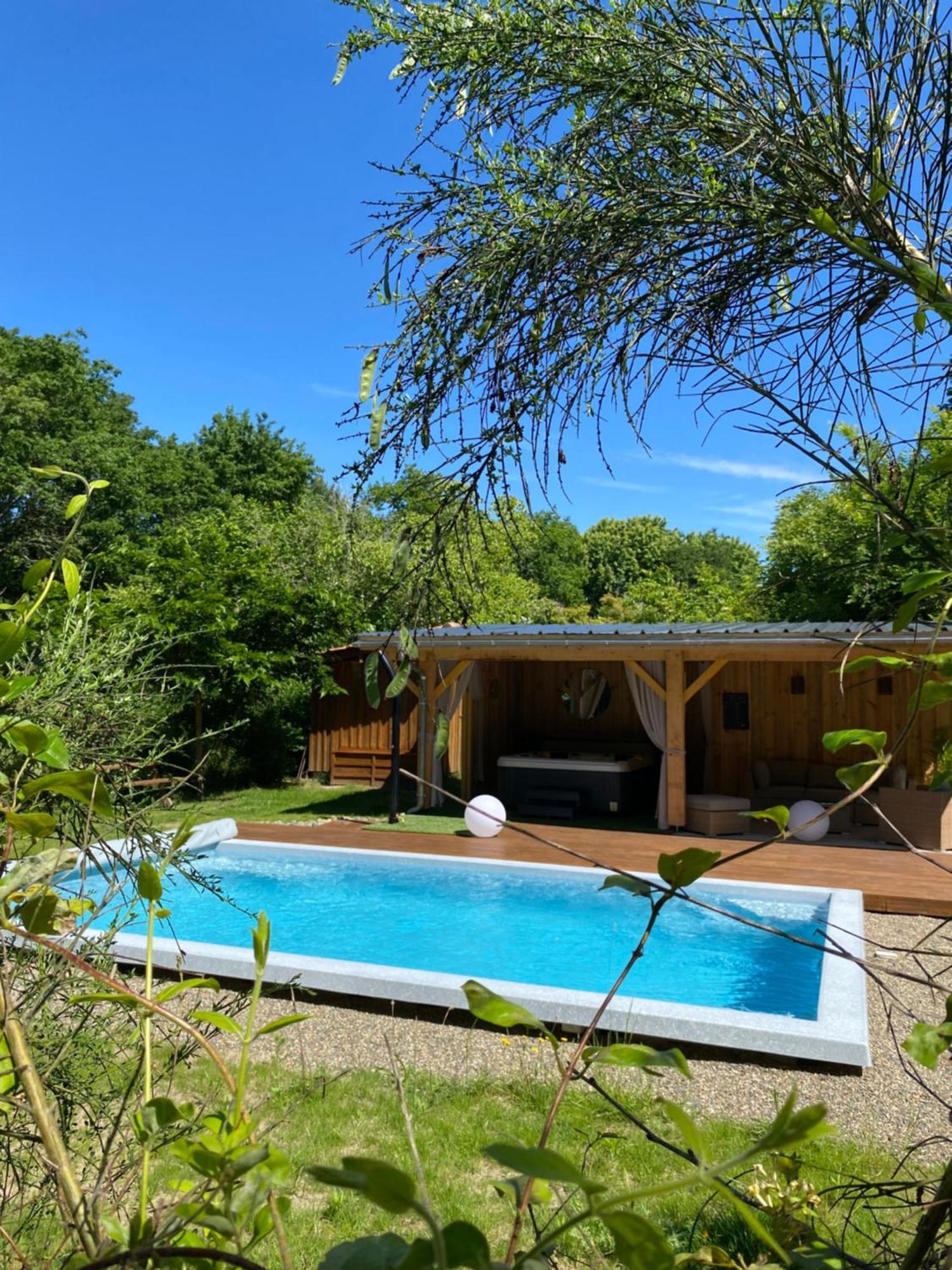 Gites & Spa De Charme " Ploum" Pouydesseaux Buitenkant foto
